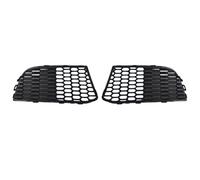 Apto for B/M/W/Serie 5 F10 F18 520 523 525 2011 2012 2013 2014 1 par de accesorios for coche 2 piezas de parachoques antiniebla lámpara parrilla(No fog light holes)