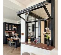 Apto For Quioscos, Ventanillas De Servicio Integradas, Ventanas Corredizas De Vidrio Con Manijas Con Cerradura, Apto For Food Trucks, Cafeterías Y Restaurantes(40x20in/102x51cm)