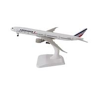 Apto para Aerolíneas Boeing 777 Modelo Avión Fundido Presión Aleación Decoración Coleccionable para El Hogar con Ruedas(19cm)