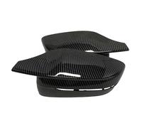 Apto Para BMW 3 5 6 7 8 Series G20 G21 G28 G30 G38 GT 6GT G32 G11 G12 G15 G16 320D 330E 330I 340I Tapas De Espejo Lateral Negro Brillante, Patrón De Fibra De Carbono Elegante Y(LHD-Carbon pattern)