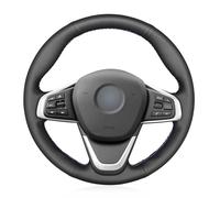 Apto para BMW X2 F39 2018-2023, Funda para Volante de Coche Cosida a Mano, Funda Antideslizante para Volante, protección Interior del Coche
