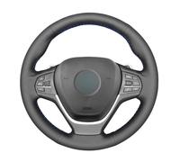 Apto para BMW X3 F25 2010-2017, Funda para Volante de Coche Cosida a Mano, Funda para Volante Transpirable, Accesorios para Volante