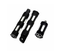 Apto para Harley Sportster XL Dyna Softail gordo Reposapies Moto | Reposapiés para motocicleta, reposapiés, palanca de cambios, Kit de clavos Juego Pedales