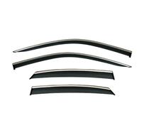 Apto para Honda Civic Sedan 4D MK8 MK9 MK10 MK11, Protector contra la Intemperie, Visera de Puerta, deflectores de ventilación.(MK11)