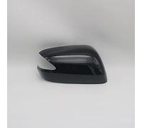 Apto para Honda Fit Jazz 2008 2009 2010 2011 2012 2013 Cubierta de espejo retrovisor de puerta de coche Carcasa de espejo lateral con versión de luz de espejo-black_right_side