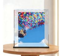 Apto para la Caja expositora de la Casa Voladora de Disney 43217, Apto para el Armario Expositor Antipolvo y de Almacenamiento de la Casa 'Up' de Lego Disney 43217 (Modelo no Incluido).