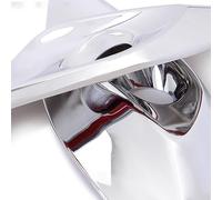 Apto para Mazda 6 Atenza M6 2017 2018, cubierta del faro antiniebla del automóvil, cromado Decoración de la cubierta del marco del faro antiniebla delantero y trasero, piezas de estilo del automóvil