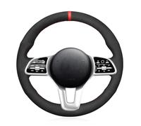 Apto para Mercedes-Benz GLE W167 2019-2023, Funda para Volante de Coche Cosida a Mano, Funda para Volante de Coche antiarañazos, Cuero