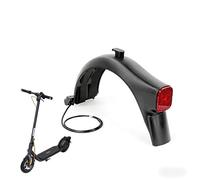 Apto para Ninebot Segway Kickroller F2/F2 Plus/F2 Pro guardabarros trasero con juego completo de luz trasera - Luces LED de freno de alto brillo resistentes al agua, protección contra salpicaduras