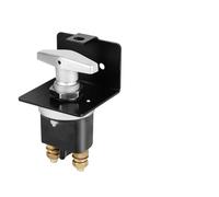 Apto para RV Apto para camión 24v Batería de alta resistencia Kill Mass Switch Batería Cortador de circuito Desconector Aislador arranque de encendido coche(A With keyhole)