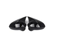 Apto Para Seat Ibiza 6J 2008 2009 2010 2011 2012 2013 2014 2015 2016 2017 Tapa De Espejo Exterior Negro Brillante/Aspecto De Fibra De Carbono Elegante Y Con Estilo Carcasa