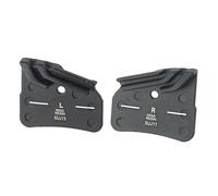Apto para Shimanos 4 pistones aptos para NO3A NO4C DO2S DO3S MTB pastillas de freno de disco de bicicleta con disipador de calor frenado silencioso Freno de Tambor para Bicicleta Kit de Freno de Rod