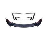 Apto para Tesla Apto para el Modelo Y Juniper 2025+ Parachoques Delantero Borde Protector Delantero Moldura alerón ABS Accesorio Auto Labio de carrocería Labio de Spoiler(7pcs Matte Black)