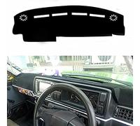 Apto para Volkswagen VW Golf Jetta Mk2 GTI, Cubiertas Interiores para Tablero, Cubierta Antideslizante para Tablero de protecci贸n UV, Rosca roja RHD