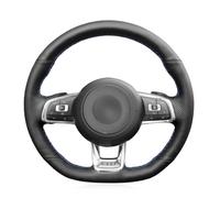 Apto para VW Passat R-Line 2014-2019, Funda para Volante de Coche Cosida a Mano, Fundas para Volante antiarañazos, Accesorios para Coche