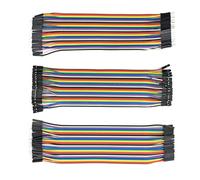 AptoFun 3 en 1 Cable de Puente/Puentes/Puentes de Alambre con Hembra/Hembra/Macho para Arduino y Raspberry pi (3 en 1 Male-Male/Male-Female/Female-Female)