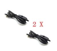 AptoFun Cable Micro USB con botón de Encendido/Apagado para Arduino UNO, Nano Raspberry Pi 3/2 y Smart Phone,iPhone, iPad, Powerbank en Negro