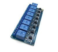 AptoFun Módulo de relé de 8 canales con DC 5V para Arduino UNO R3 Raspberry Pi ARM AVR DSP PIC (8 channels)