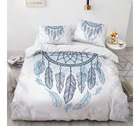 ApttEk Fundas Nórdicas Poliéster Suave 135X200Cm Atrapasueños Funda Nórdica 135X200 Fundas Nordicas Cama 90 + Funda De Almohada 40X75 Cm Duradero Y De Secado Rápido