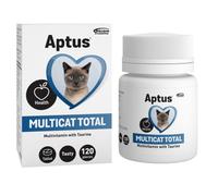 APTUS Multicat Total Multivitamínico - Suplementos para gatos, 120 unidades.