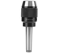APU13 MTB3 Drill Chuck, 3 Jaw Back Pull Type Self Tightening Lathe Tapping Clamping Tool, Morse 3 Taper Shank, M12 Thread, High for Machine Tool Clamping