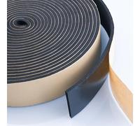ApuaVireo&Co 10M Long Adhesive Sealing Sponge Strip 4Mm Thick 10-60Mm Wide Self-Adhesive Rubber Strip Door Window And Electrical Cabinet Sealing Strip(10mm)