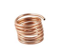 ApuaVireo&Co Bobina de tubo de cobre blando de 1 m, diámetro exterior de 2 a 12 mm, diámetro interior de 1 a 10 mm, alambre de cobre puro for aire acondicionado, refrigeración y manualidades.(2x1mm)