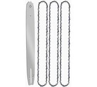 ApuaVireo&Co Cadena de motosierra, 16 pulgadas 3/8 LP 59 Juego de cadena de motosierra y barra guía for sierra eléctrica(16-inch Set3)