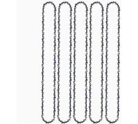 ApuaVireo&Co Cadena de motosierra, cadena de motosierra de 16 pulgadas, 59 eslabones impulsores, con barra, paso de 3/8 LP, calibre 0,050 for sierra inalámbrica(5pcs 16-inch Chain)