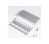 ApuaVireo&Co Deslizamiento de Doble vía, riel de Puerta corredera Suave con Rueda de Cobre cóncava de Acero Inoxidable, riel de Puerta corredera de Bricolaje,(Type 2,5.6ft/170cm)