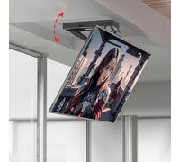 ApuaVireo&Co Elevador de TV abatible Oculto, Compatible con televisores de 32-70/50-90 Pulgadas, Elevador eléctrico telescópico con elevación automática, abatible de 0 a 85°(FOR 50-75inch TV)