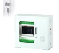 ApuaVireo&Co Estación de Carga for Celular con Ruedas y Cerradura combinación, gabinete for 10/20/30/40/50/60 Ranuras for Tableta(63x26x58cm/25x10x23in)