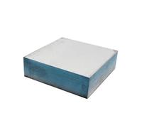 ApuaVireo&Co Hoja de aluminio placa de barra plana de aluminio, bloque de aluminio, longitud 80 mm, 85 mm, 90 mm, 95 mm, 100 mm, 110 mm, 120 mm, 130 mm, 140 mm, 150 mm, 160 mm, 180 mm, 200 mm, 250 mm