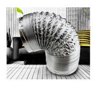 ApuaVireo&Co Manguera de ventilación de aluminio for extractor de secadora y tienda de cultivo (80-300 mm, 2-5 m)(2m,150mm)