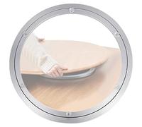 ApuaVireo&Co Rodamiento de placa giratoria de aleación de aluminio, base de rodamiento de placa giratoria Lazy Susan de aleación de aluminio, varios tamaños(25Cm)