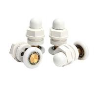 ApuaVireo&Co Rodillos for mampara de ducha (4 unidades, 19 mm-27 mm), resistentes y duraderos, deslizables.(25mm)