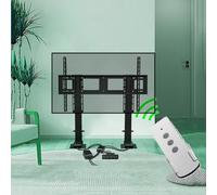 ApuaVireo&Co Soporte eléctrico for TV de 55-100/55-120 Pulgadas, Soporte telescópico con Control Remoto y rodamiento con Memoria, 100/130 kg, Dos métodos de instalación.