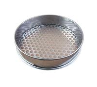 ApuaVireo&Co Tamiz de jardín, tamiz de Arena, tamiz metálico, tamiz de Compost, criba de 20 cm de diámetro(Mesh 3mm)