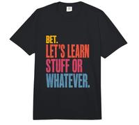 Apuesta a Que aprendamos Cosas o lo Que Sea Gracioso Maestro Gen Z Slang Comfort Colors Adult Heavyweight T-Shirt