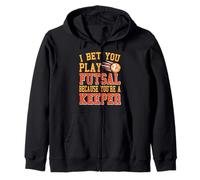Apuesto a que Juegas Futsal Porque Eres un Portero Sudadera con Capucha