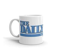 Apular Novedosa taza de café de cerámica The Daily Show with Jon Stewart, taza divertida para aniversario, cumpleaños, Navidad, regalos de té, decoración del hogar, 325 ml