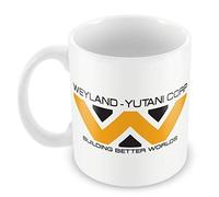 Apular Taza de café de cerámica novedosa de Weyland Yutani Corp Building Better World, divertida taza de aniversario, cumpleaños, Navidad, regalos de té, decoración del hogar, 325 ml