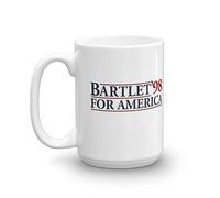 Apular West Wing Bartlet For America 1998 - Tazas de café con mango de fácil agarre, adecuadas para bebidas frías y calientes, se pueden utilizar para el hogar y la oficina