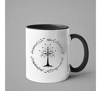 Apular White Tree Gondor ~ Taza de café de 325 ml, taza de café novedosa de 325 ml
