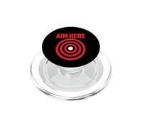 Apunta aquí - Jugador de Tenis Amante del Tenis Entrenador de Tenis PopSockets PopGrip para MagSafe