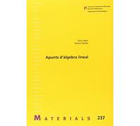 Apunts d'àlgebra lineal: 237 (Materials)