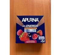 APURNA/Resistencia/Durante el effuerte/Gel de energía de larga distancia/frutas rojas/funda de 5 x 35 g