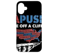Apush Me Off A Cliff Chiste Ap US History Estudiante Carcasa para iPhone 16 Plus