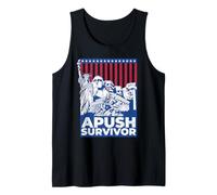 APUSH Survivor 2025 Examen AP Para Estudiantes Divertido Fresco Moderno Camiseta sin Mangas