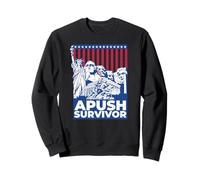 APUSH Survivor 2025 Examen AP Para Estudiantes Divertido Fresco Moderno Sudadera